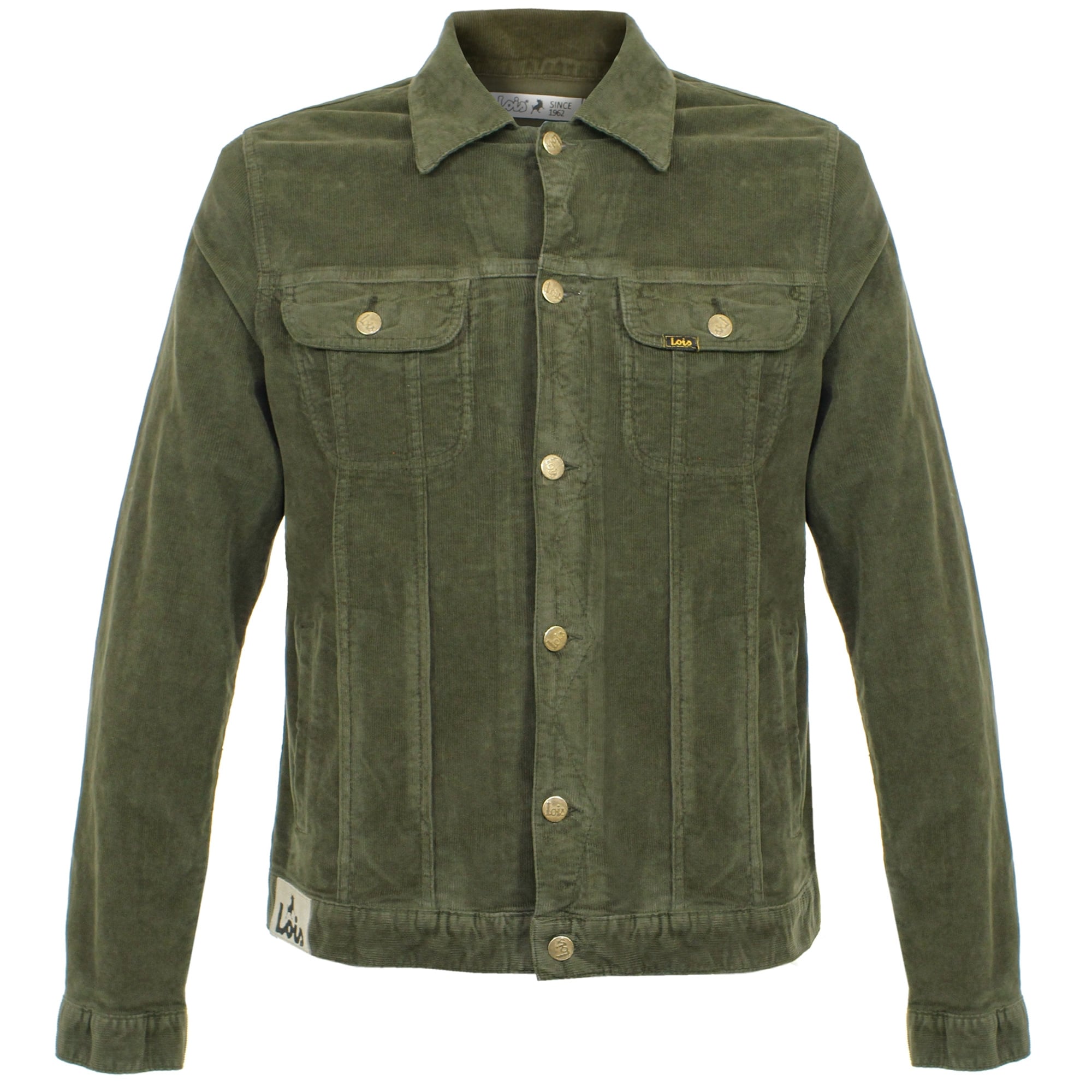 Lois Jeans Tejana Thin Corduroy Khaki Jacket 10015083K