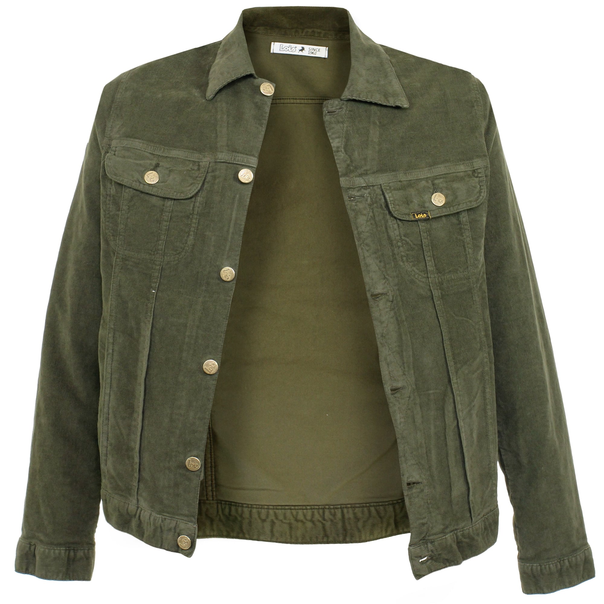 Lois Jeans Tejana Thin Corduroy Khaki Jacket 10015083K