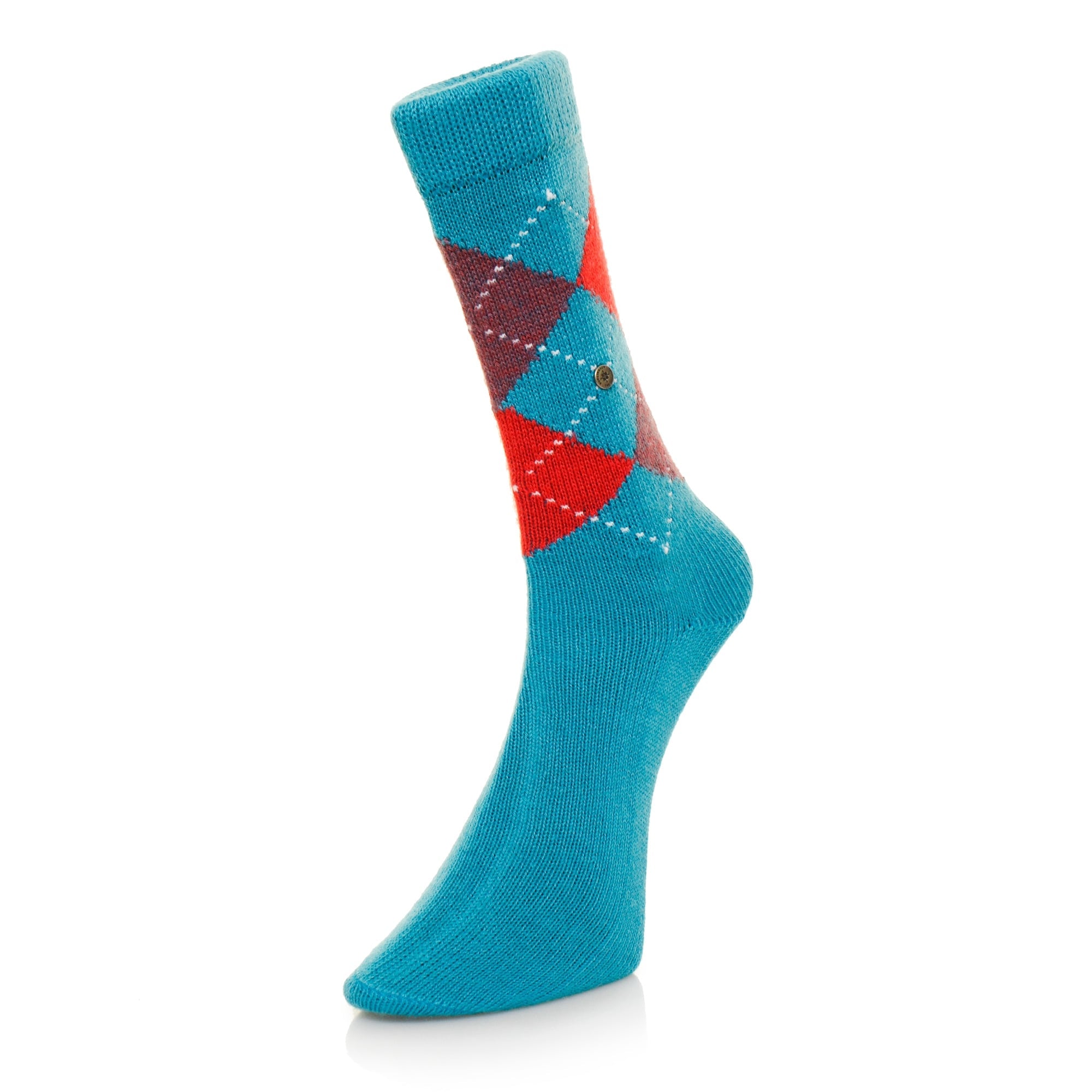 Burlington Socks Burlington Preston Argyle Sea Blue Socks 24284730S