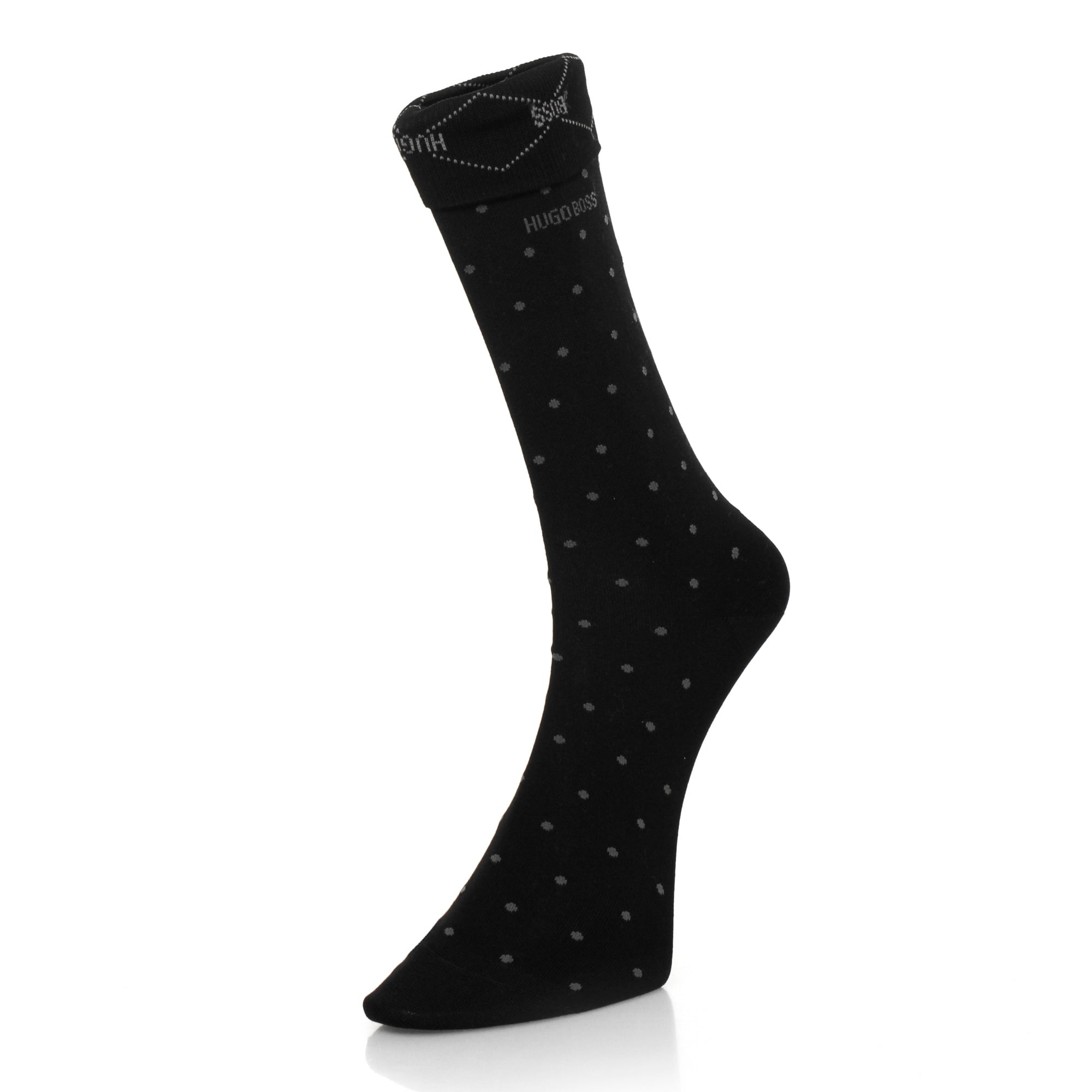 Boss Hugo Boss Double Pack Patterned Black Socks 50319263