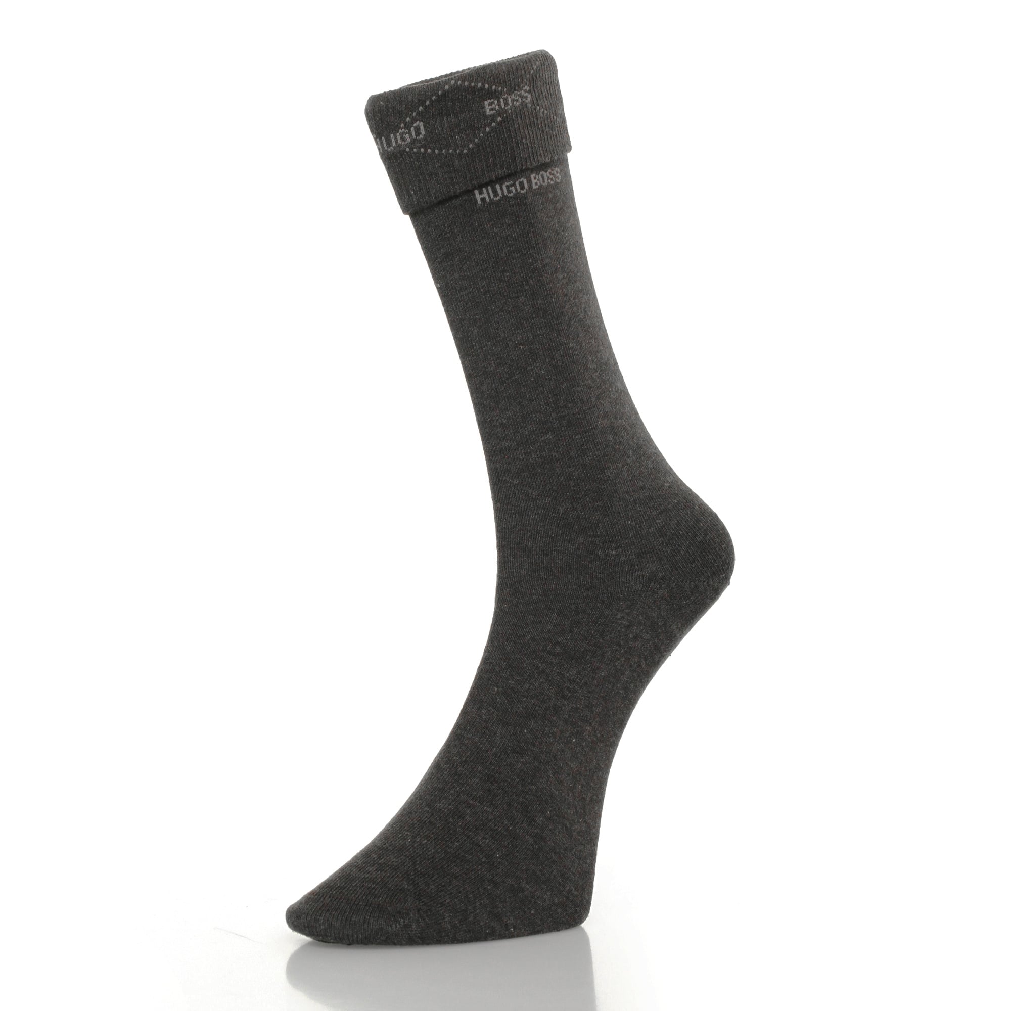 Boss Hugo Boss Double Pack Grey Stripe Socks 50319261
