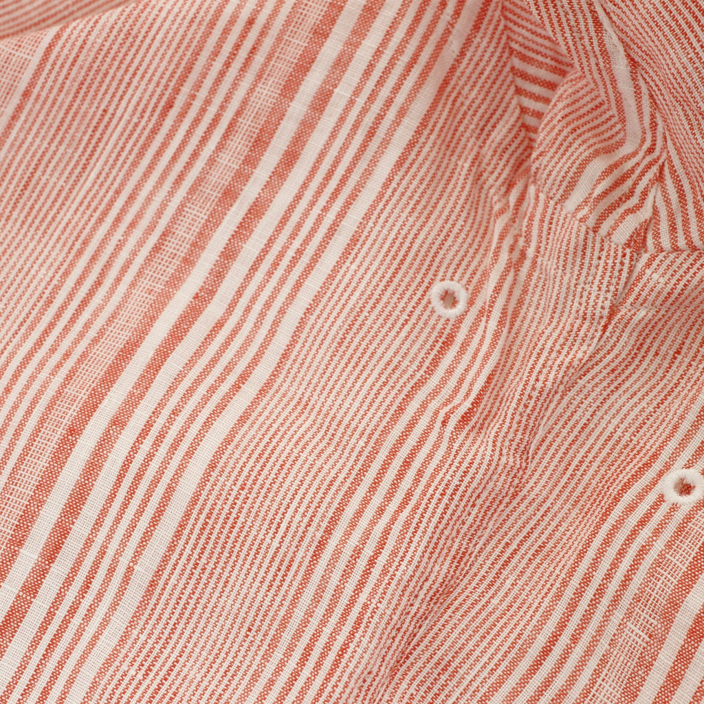 Orlebar Brown Patrick Stripe Iris Linen Shirt 264602