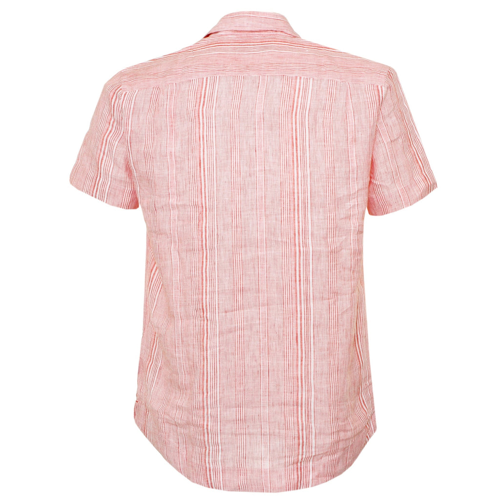 Orlebar Brown Patrick Stripe Iris Linen Shirt 264602