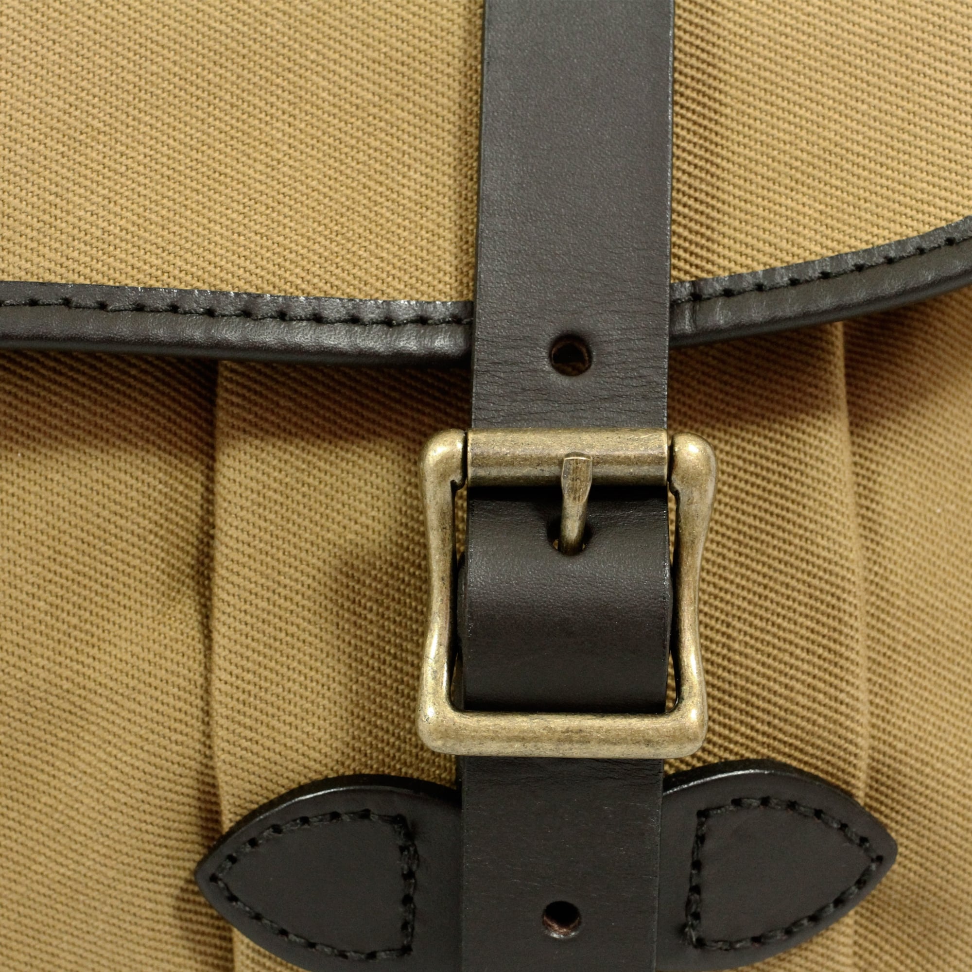 Medium Rugged Twill Field Bag - Tan