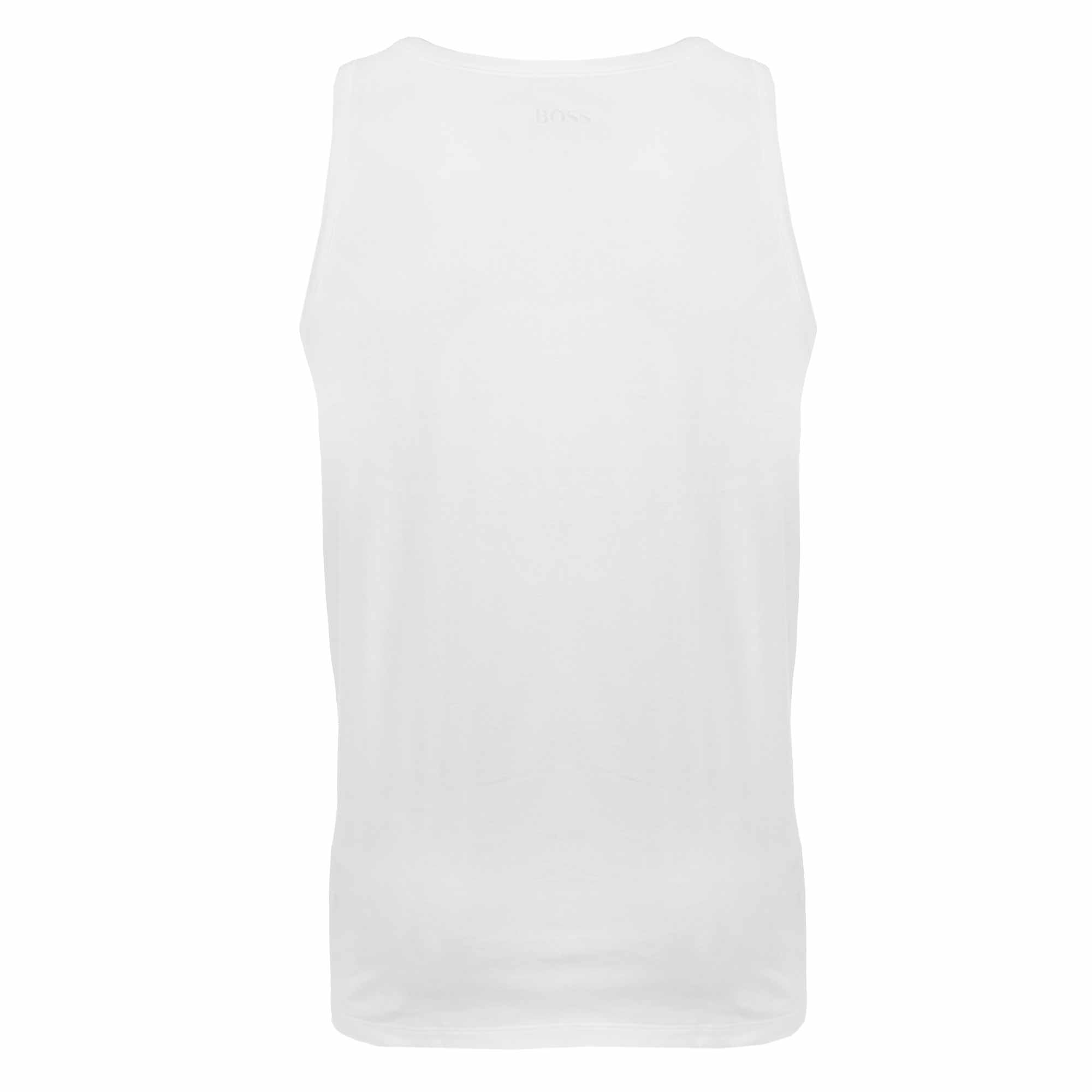 Back view of the BOSS Hugo Boss 3-pack regular fit tank top.