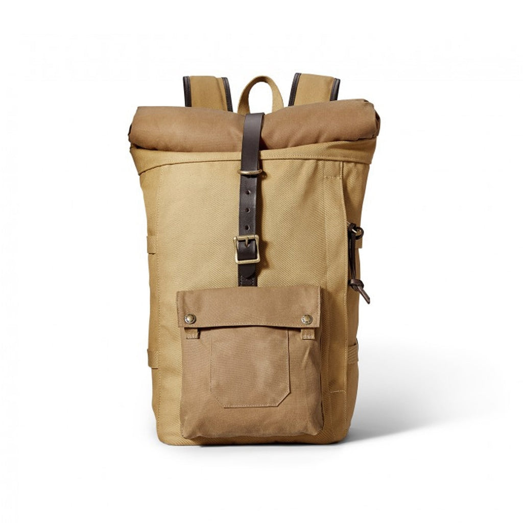 Roll-Top Backpack - Tan