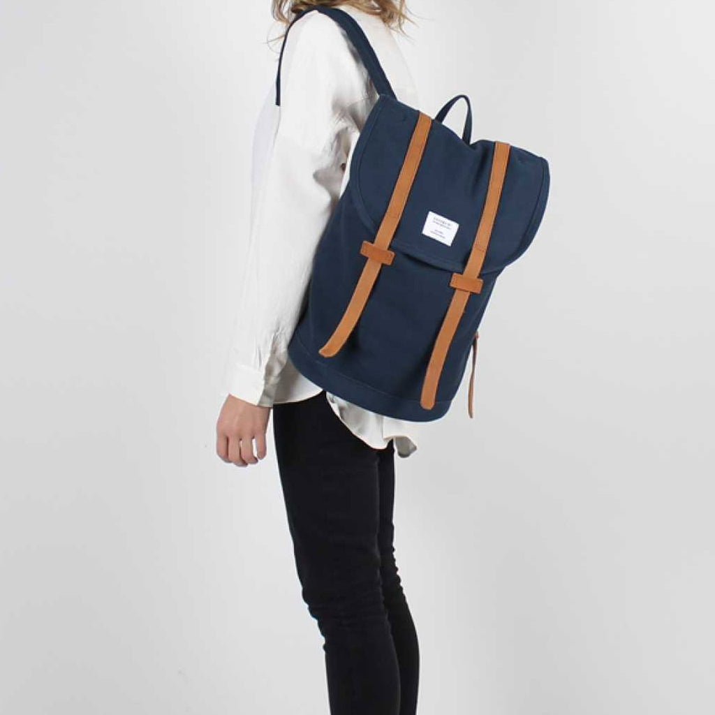 Sandqvist Stig Blue Canvas Bag SQA228