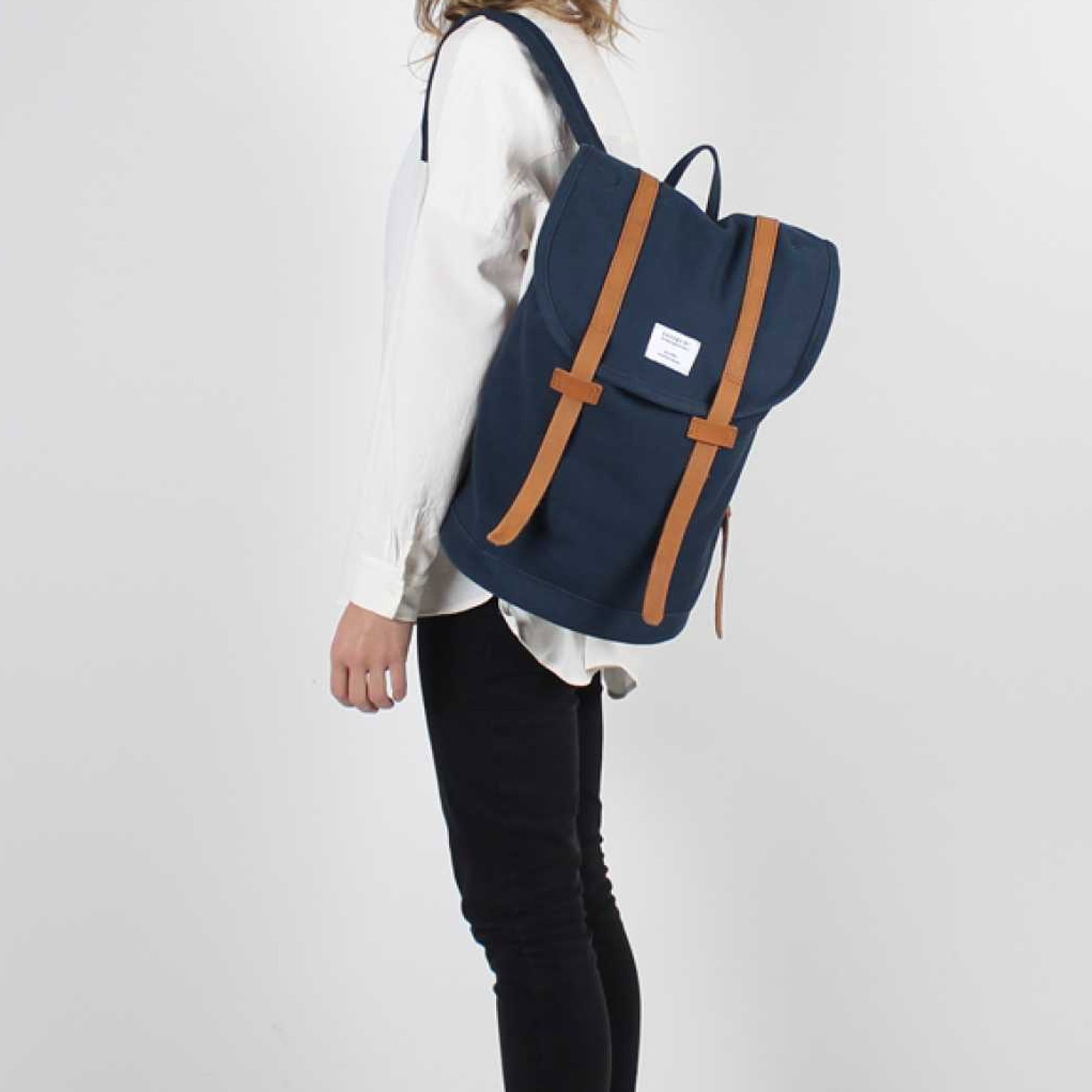 Sandqvist Stig Blue Canvas Bag SQA228