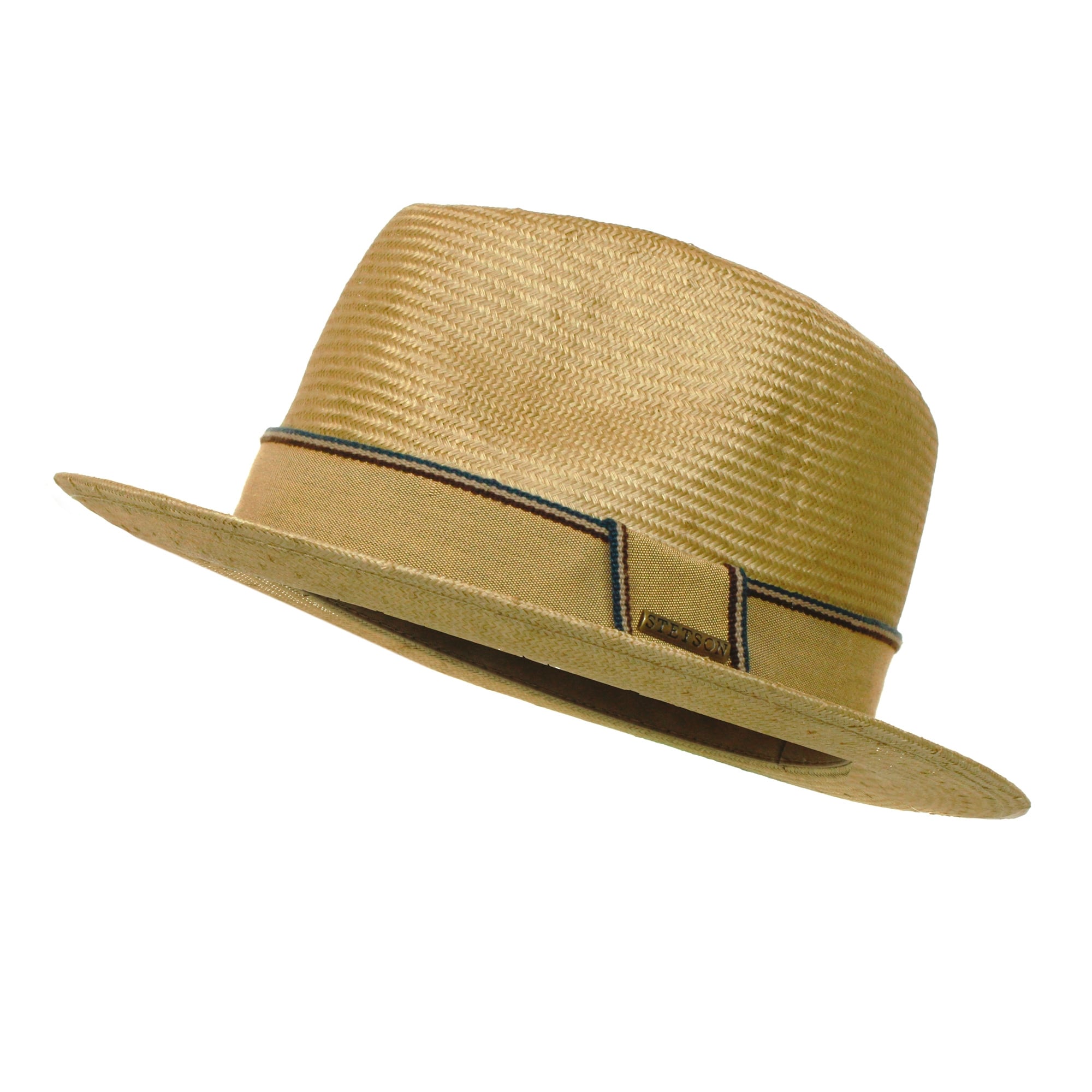 Natural Straw Trilby Hat
