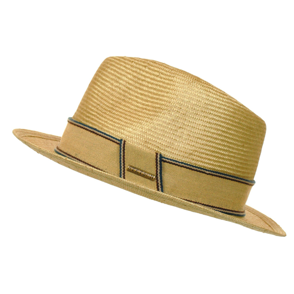 Natural Straw Trilby Hat