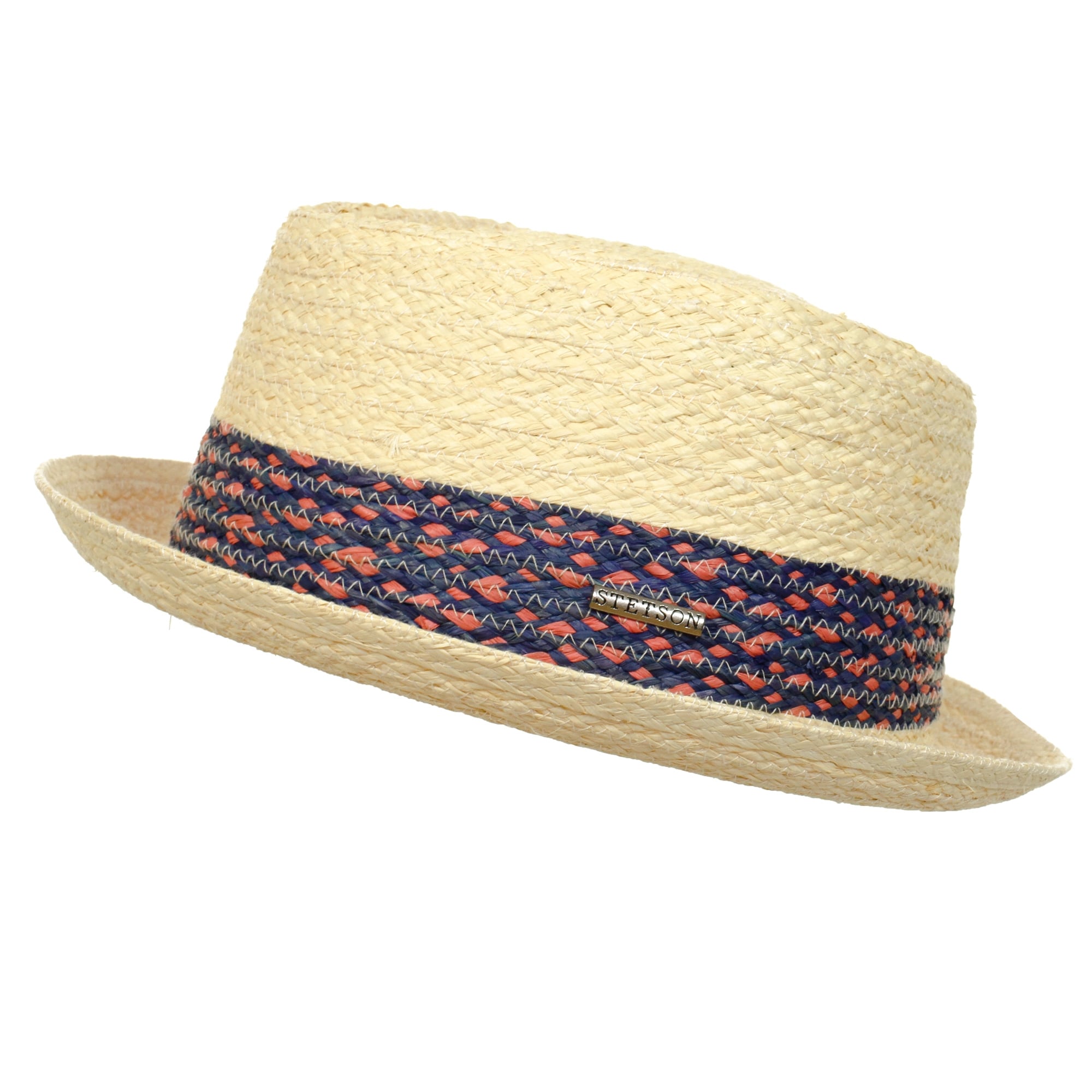 Player Straw Trilby Hat
