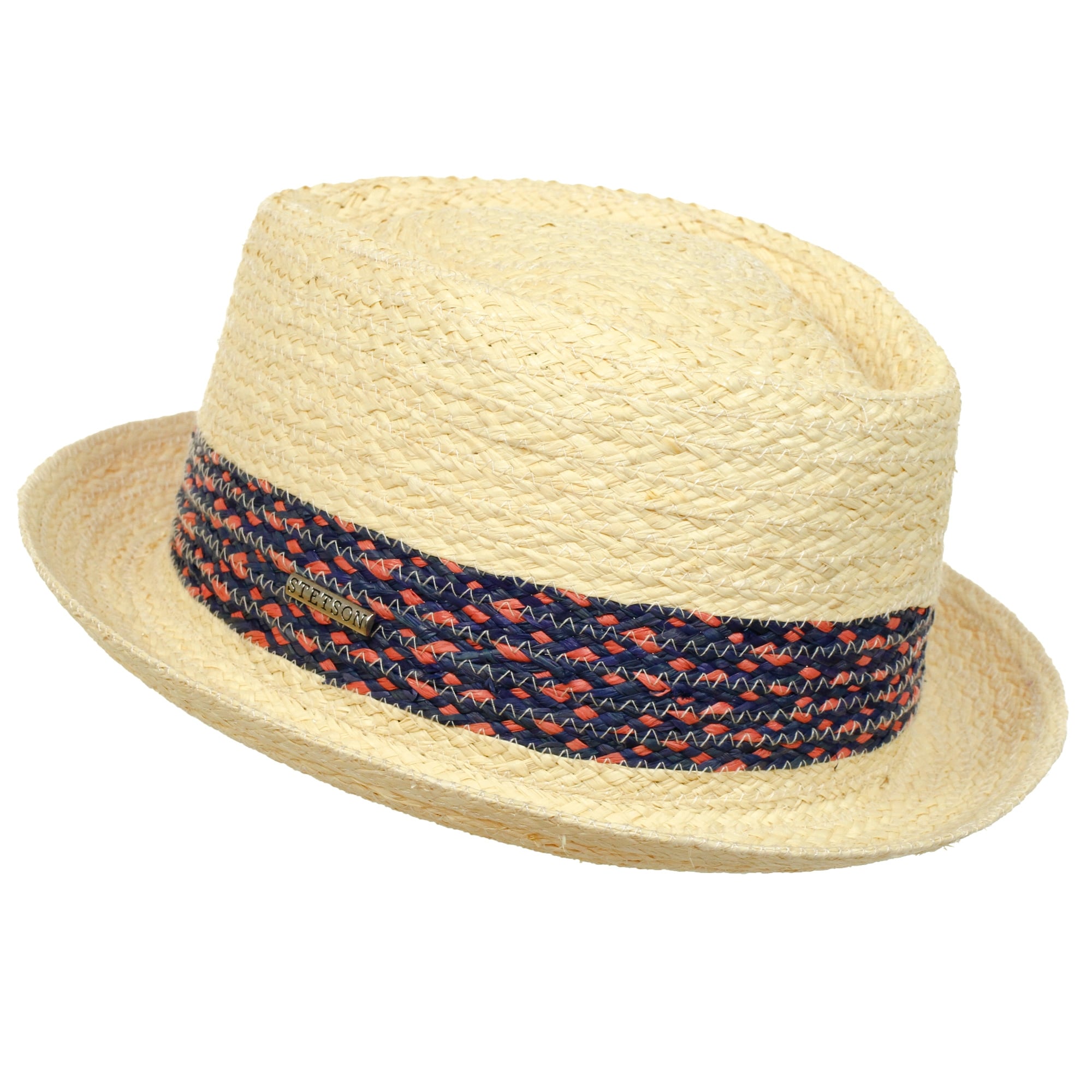 Player Straw Trilby Hat