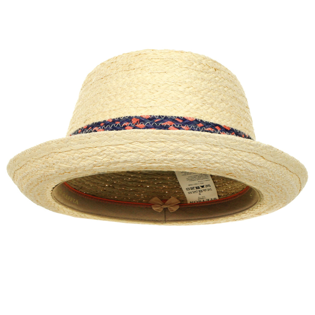 Player Straw Trilby Hat