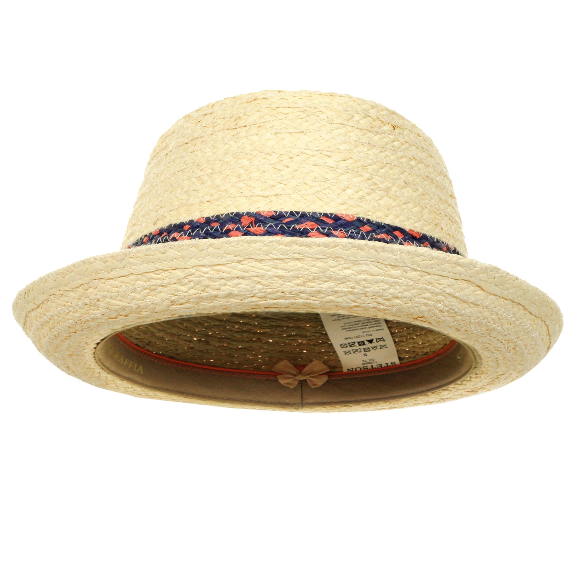 Player Straw Trilby Hat