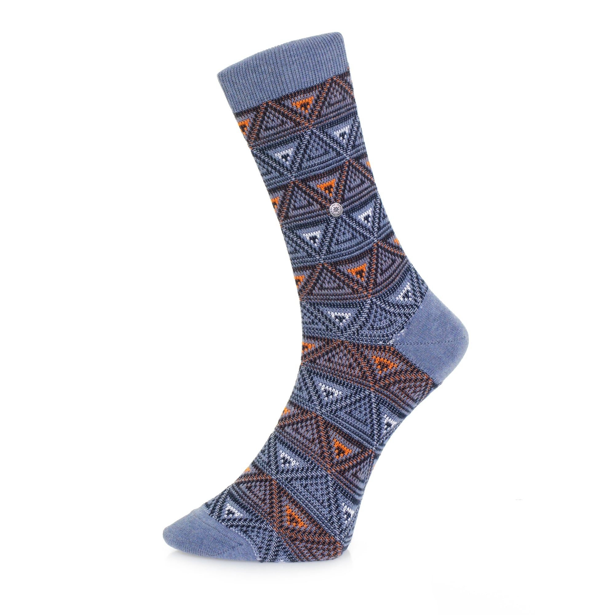 Burlington Fashion Blue Triangle Socks 20521 6662