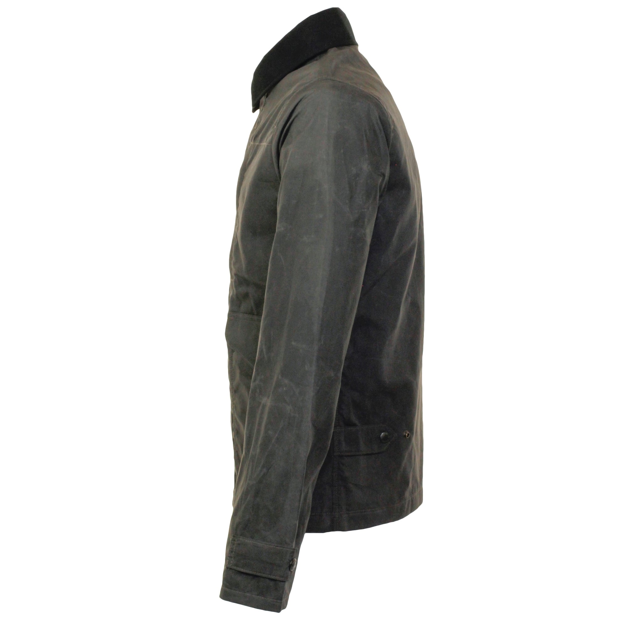 Filson Short Mile Marker Black Waxed Jacket 7060304