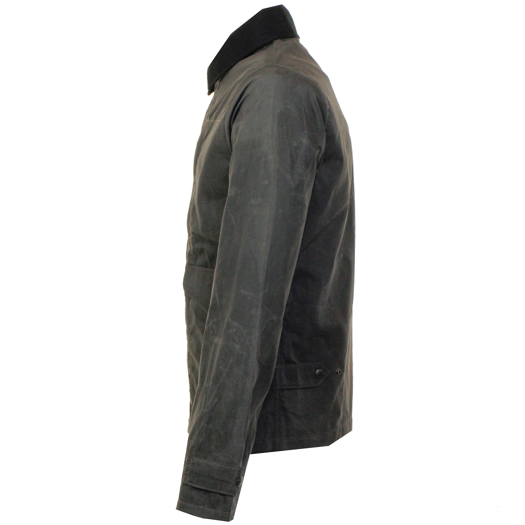 Filson Short Mile Marker Black Waxed Jacket 7060304