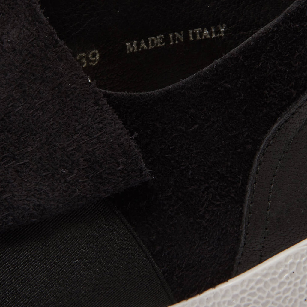 Casbia Vetta Reversed Buffalo Black Shoes 7503