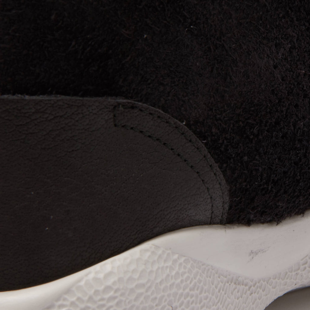 Casbia Vetta Reversed Buffalo Black Shoes 7503