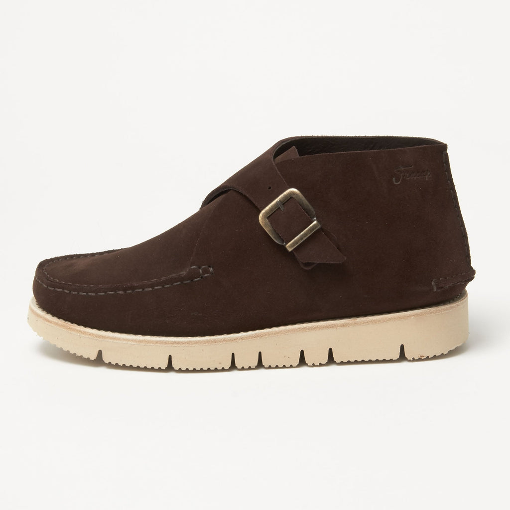 Fracap TU321W Dark Brown Suede Shoe