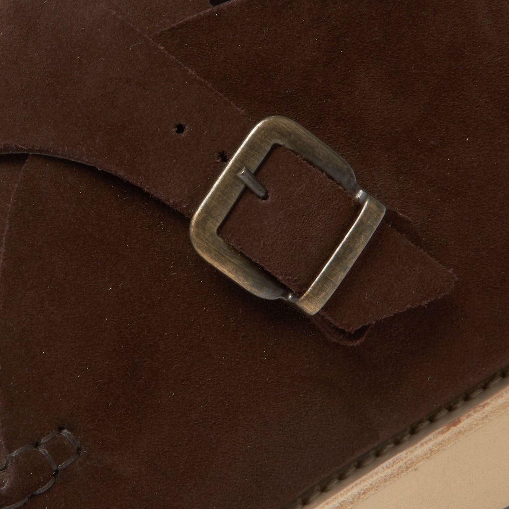 Fracap TU321W Dark Brown Suede Shoe