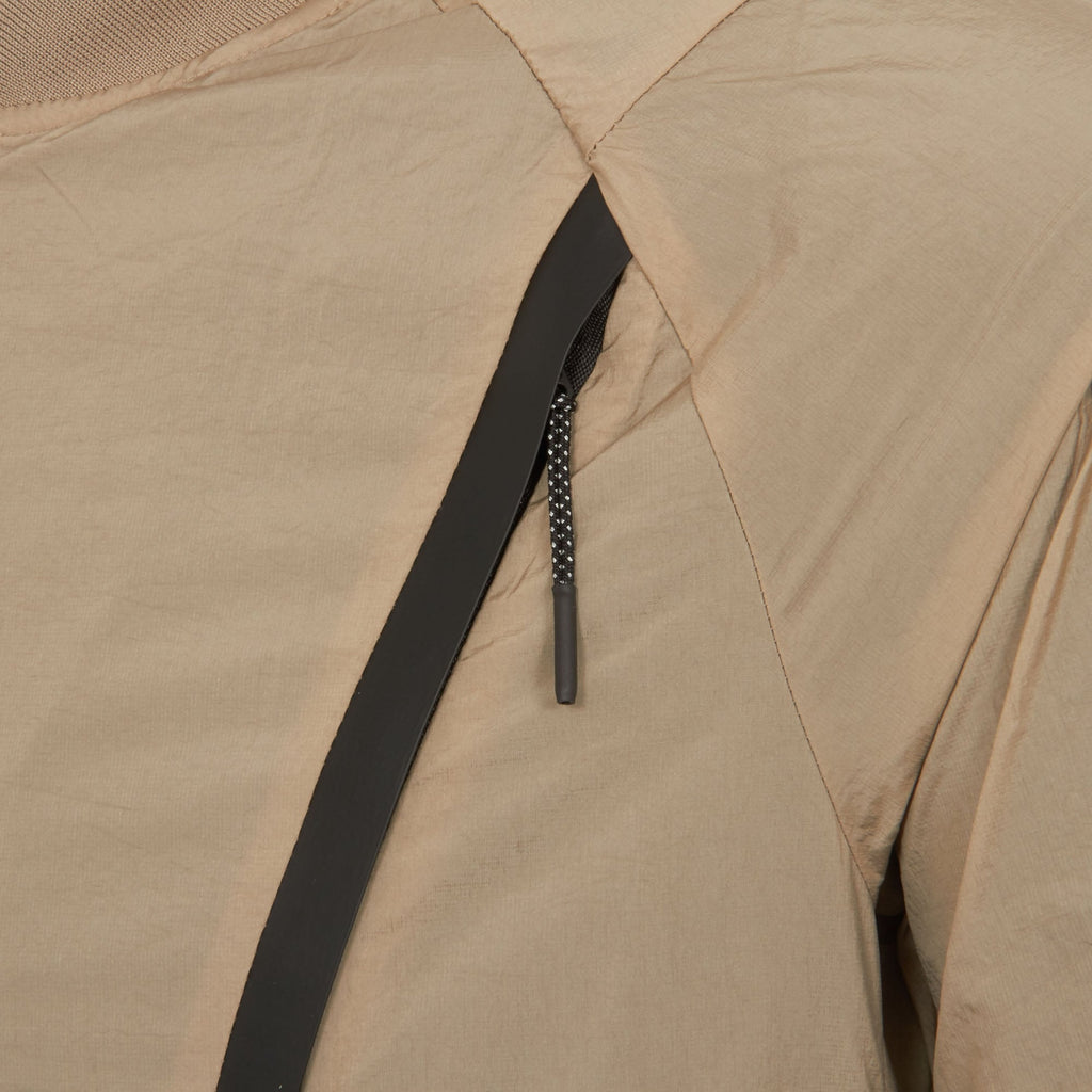 Khaki Hypermesh Varsity Jacket