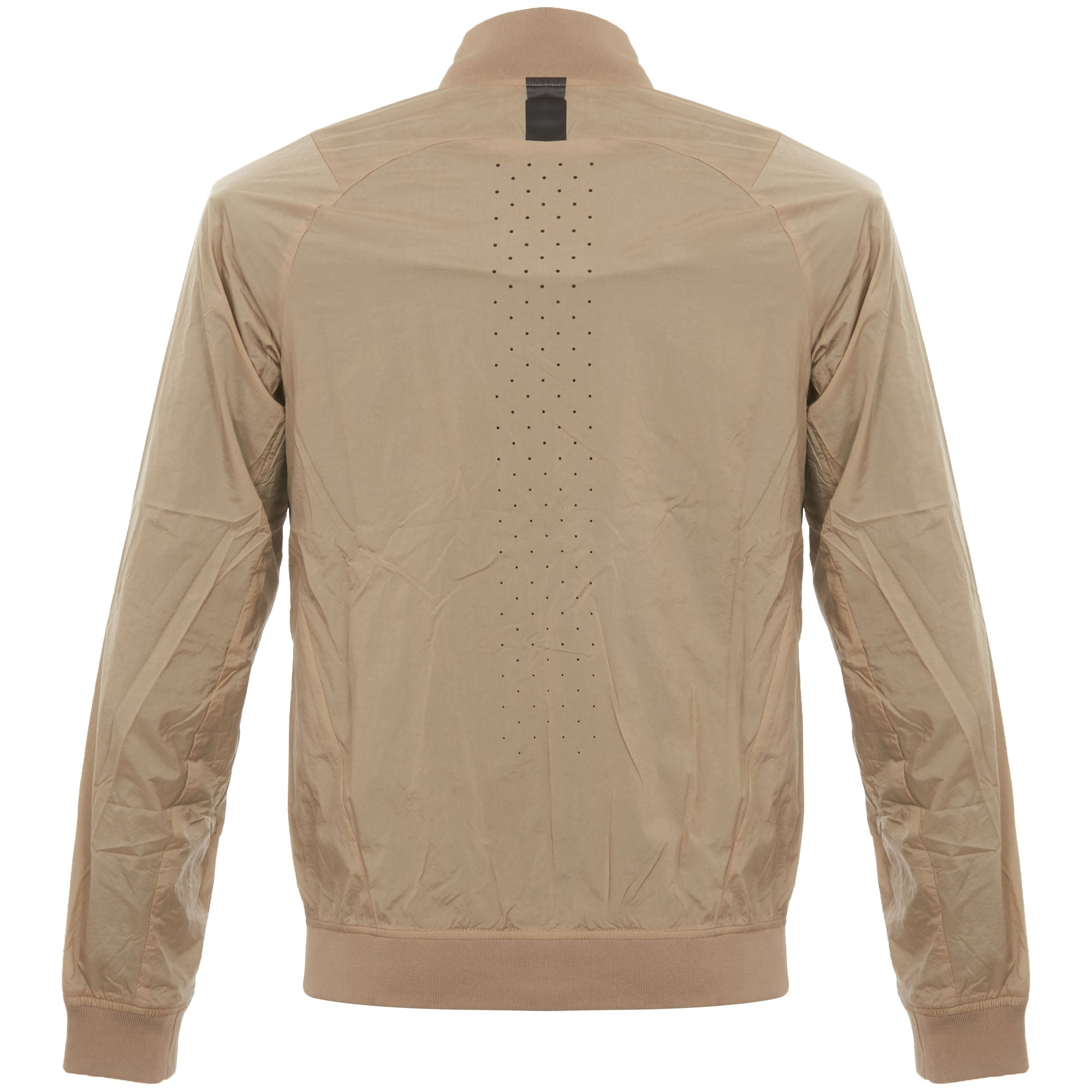 Khaki Hypermesh Varsity Jacket