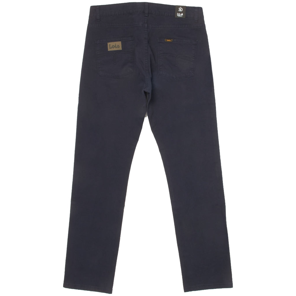 Lois Jeans Arturo Navy Slim Fit Corduroy Trousers 5355