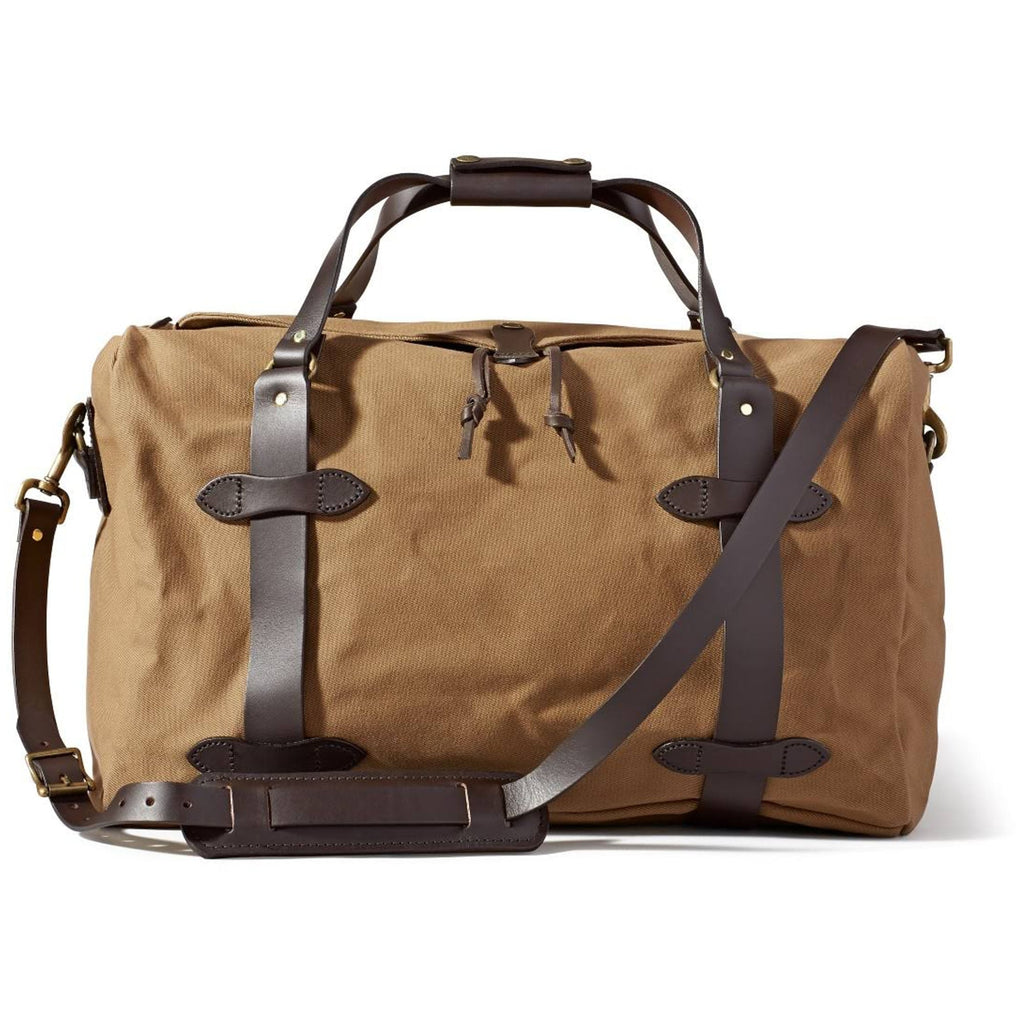 Rugged Twill Medium Duffle Bag - Tan