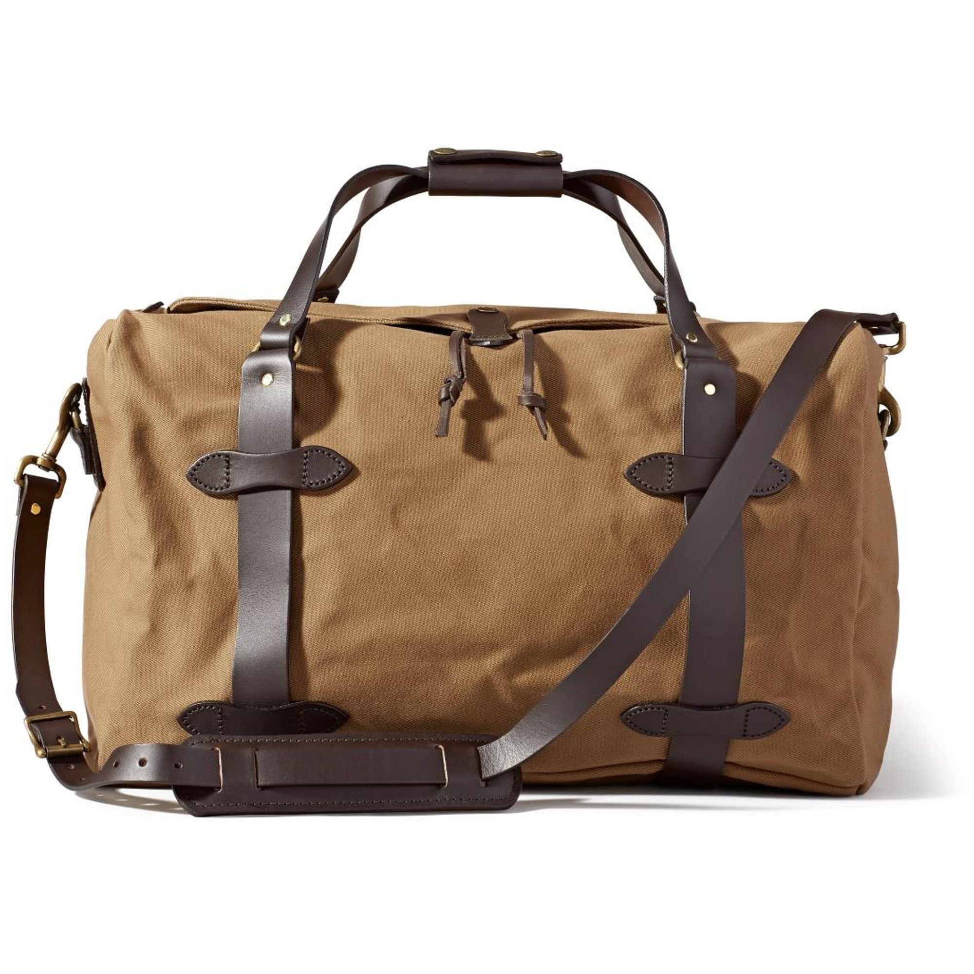 Rugged Twill Medium Duffle Bag - Tan