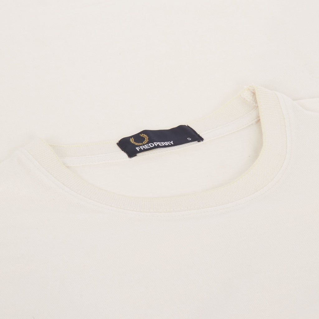 Fred Perry Twin Tipped Pique T-Shirt Cream M2536