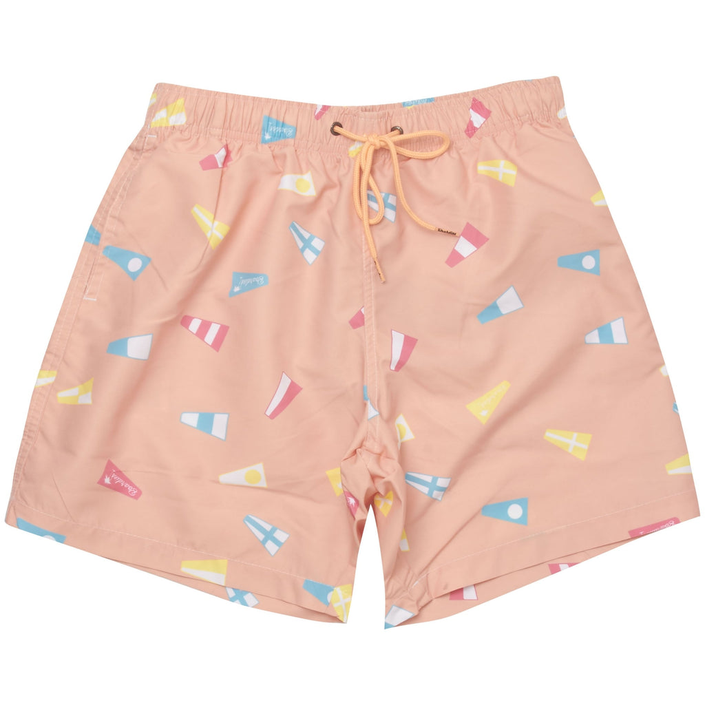 Boardies¨ Nautical Flag Pink Swim Shorts BS103M
