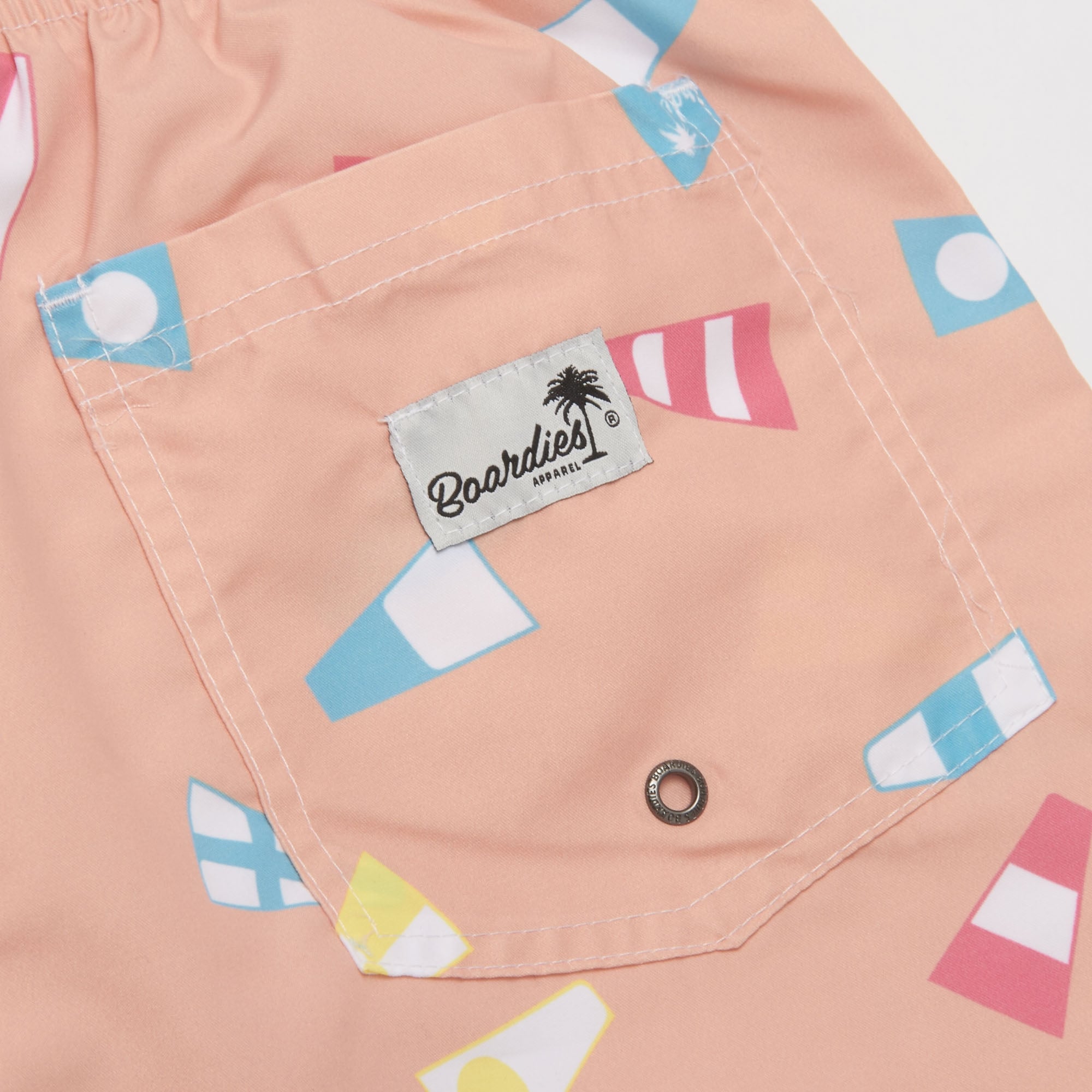 Boardies¨ Nautical Flag Pink Swim Shorts BS103M