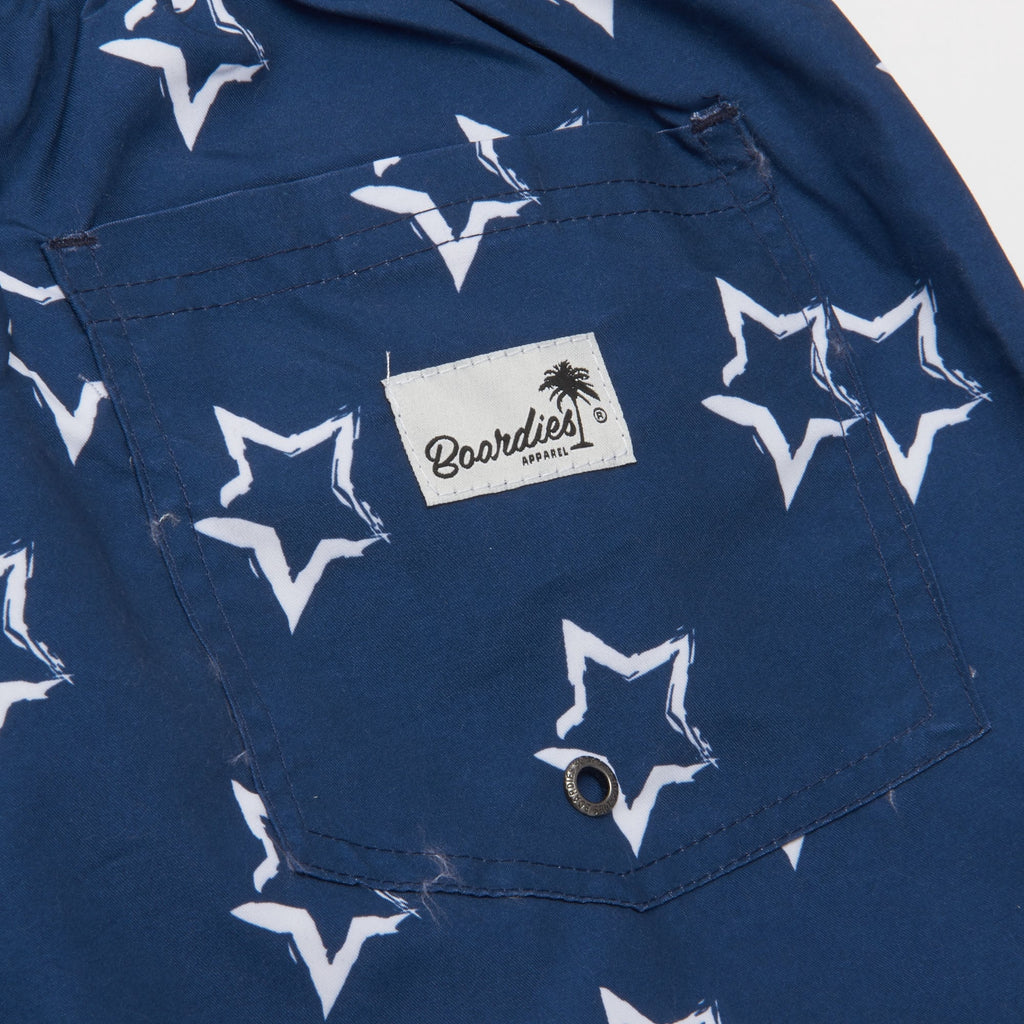Boardies¨ Stars Navy Blue White Swim Shorts BS41M