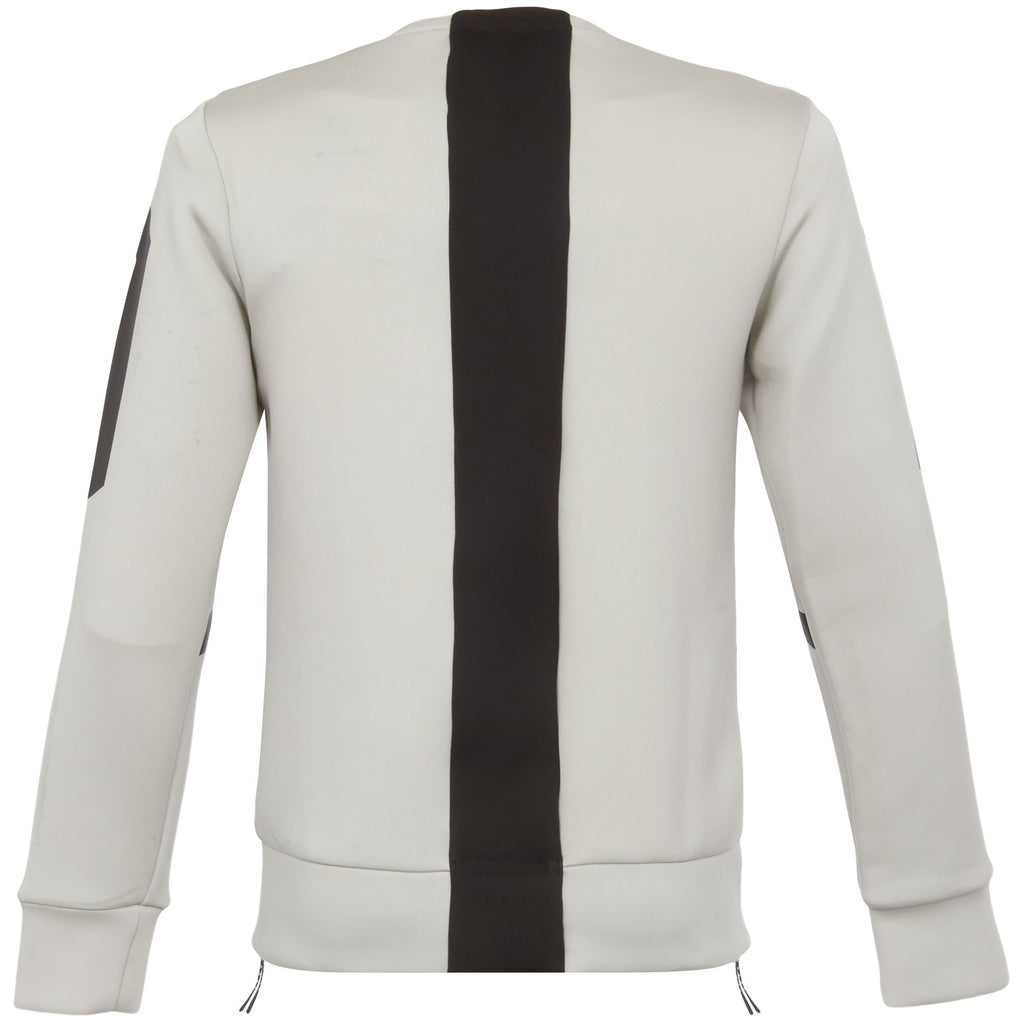 Ash Grey Heather Hexagon Crew Top