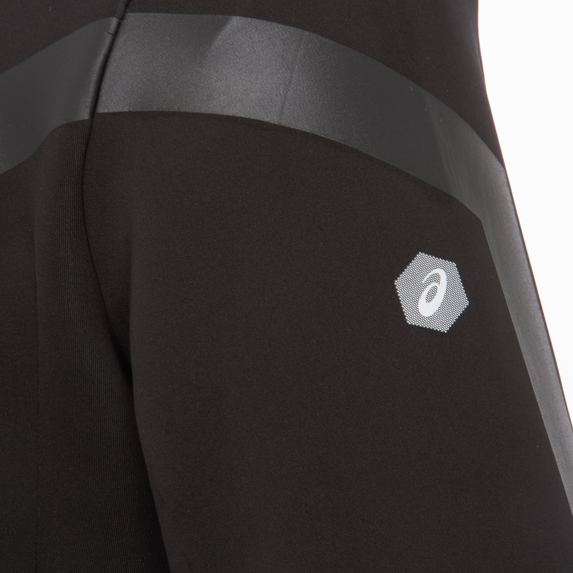 Black Hexagon Crew Top