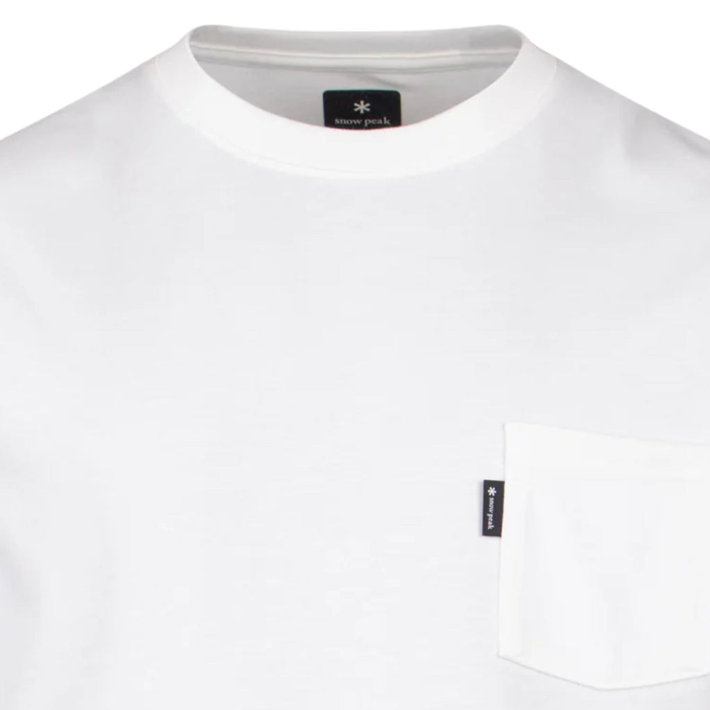 Snow Peak Pocket T-Shirt - Off White