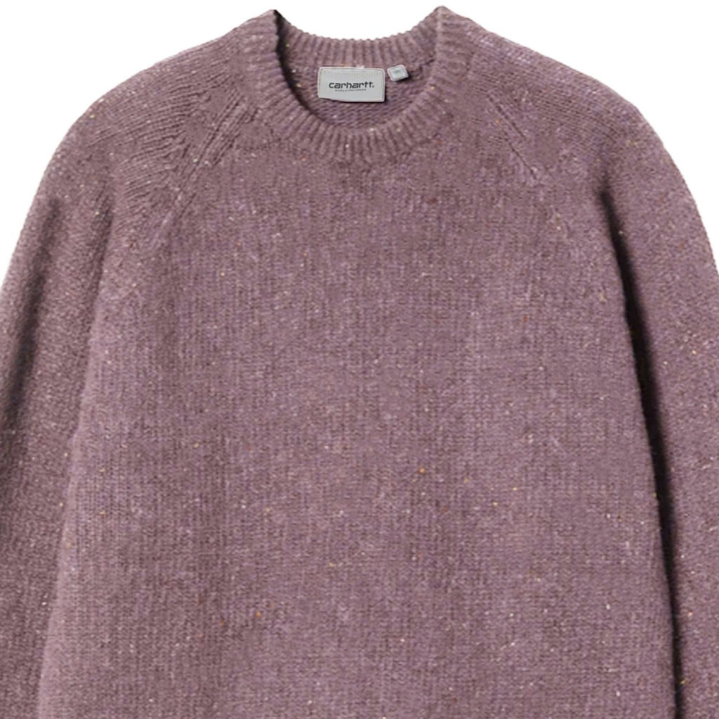 Carhartt WIP Anglistic Sweater - Speckled Hortensia