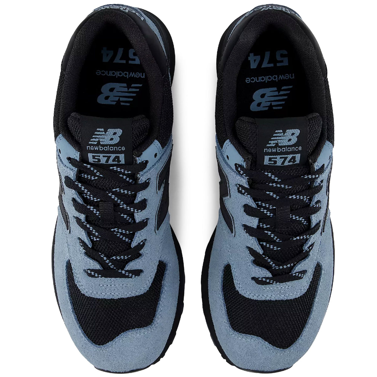 New Balance 574 Shoes - Zinc Blue/Black