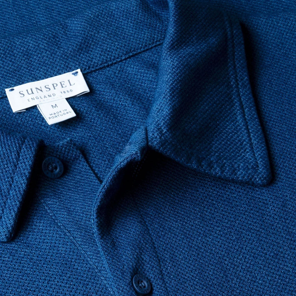 Sunspel Riviera Polo Shirt - Indigo