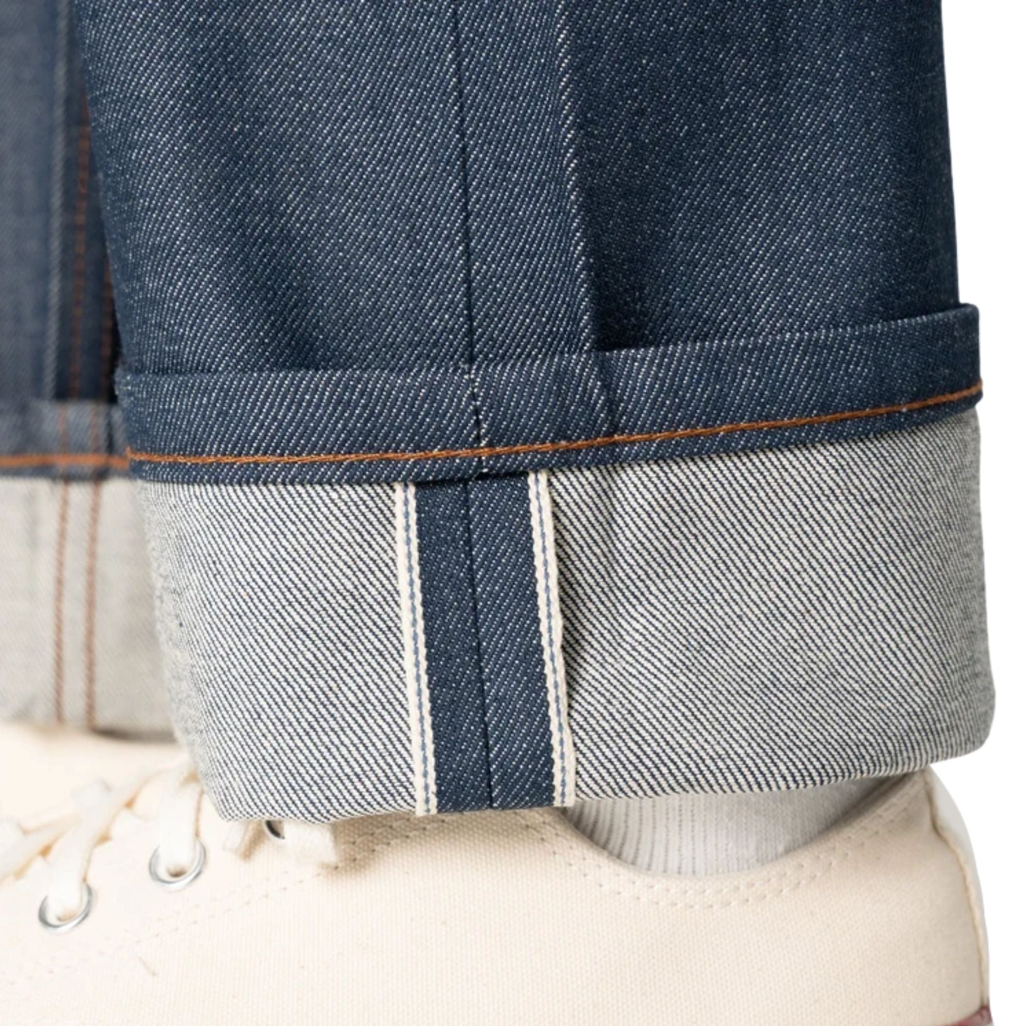 Naked and Famous Denim True Guy Natural Indigo Selvedge - Natural
