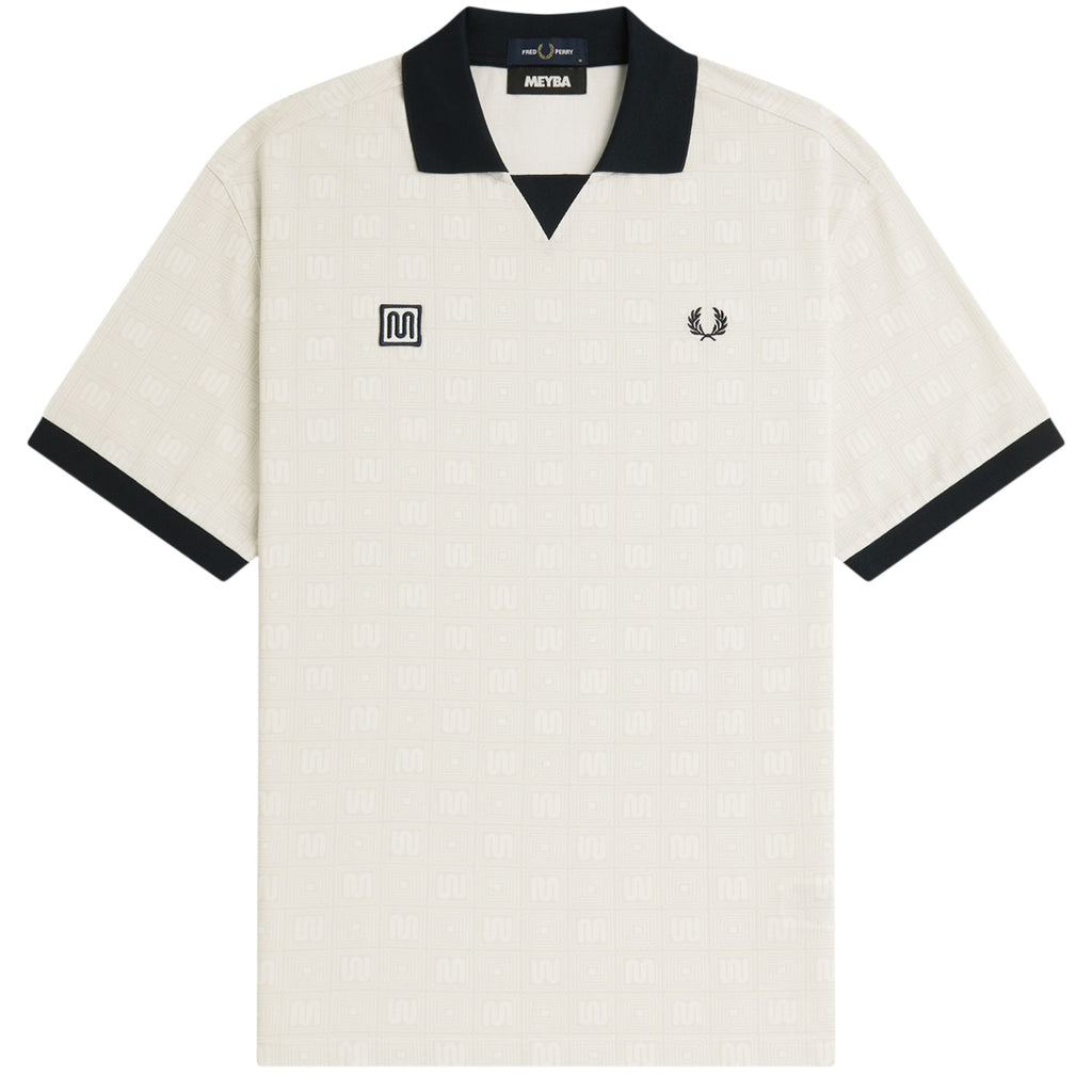 Fred Perry x Meyba Printed Polo Shirt - Ecru