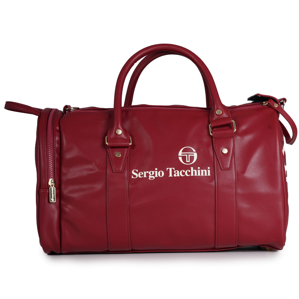 Sergio Tacchini x Stuarts x Stuarts Jorno Gym Holdall - Merlot/Buttercream