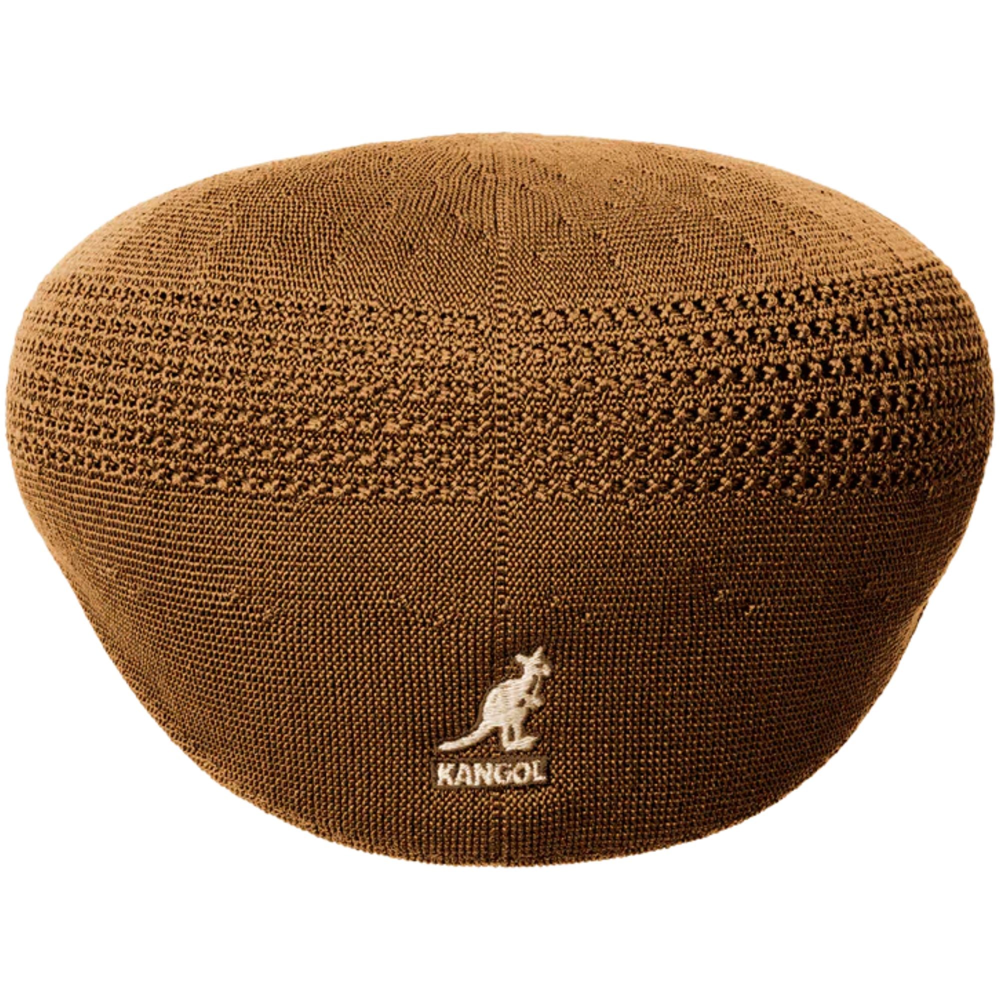 Kangol Tropic 504 Ventair Flat Cap - Tan
