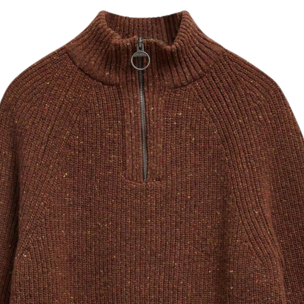 Barbour Fleck Half Zip - Bracken