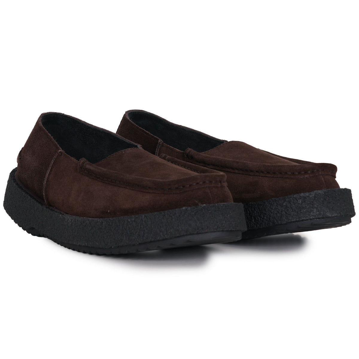 Leevons Moses Suede Casual Shoes - Dark Brown Suede