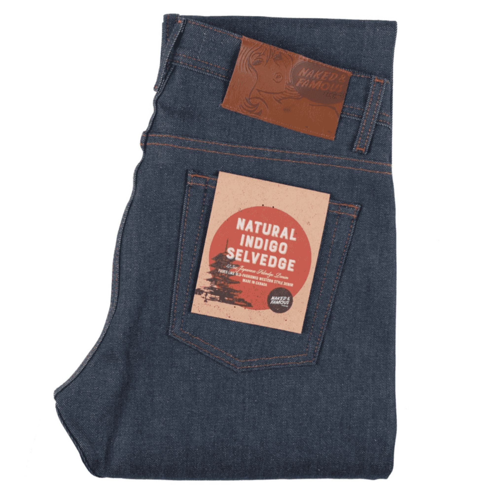 Weird Guy Natural Indigo Selvedge - Indigo