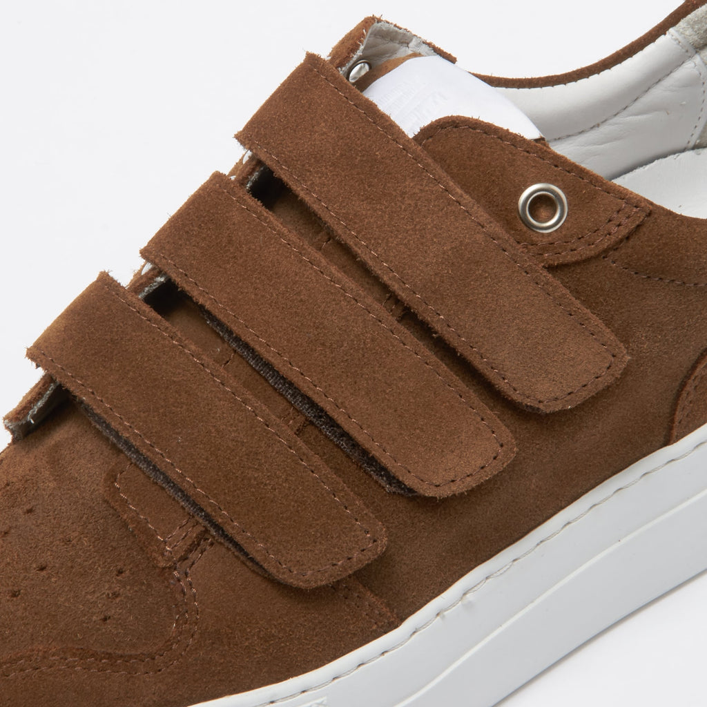 Basket Velcro Semelle - Tobacco