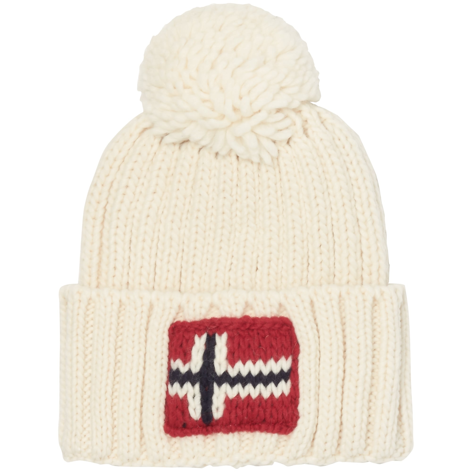 Bright White Semiury Beanie Hat