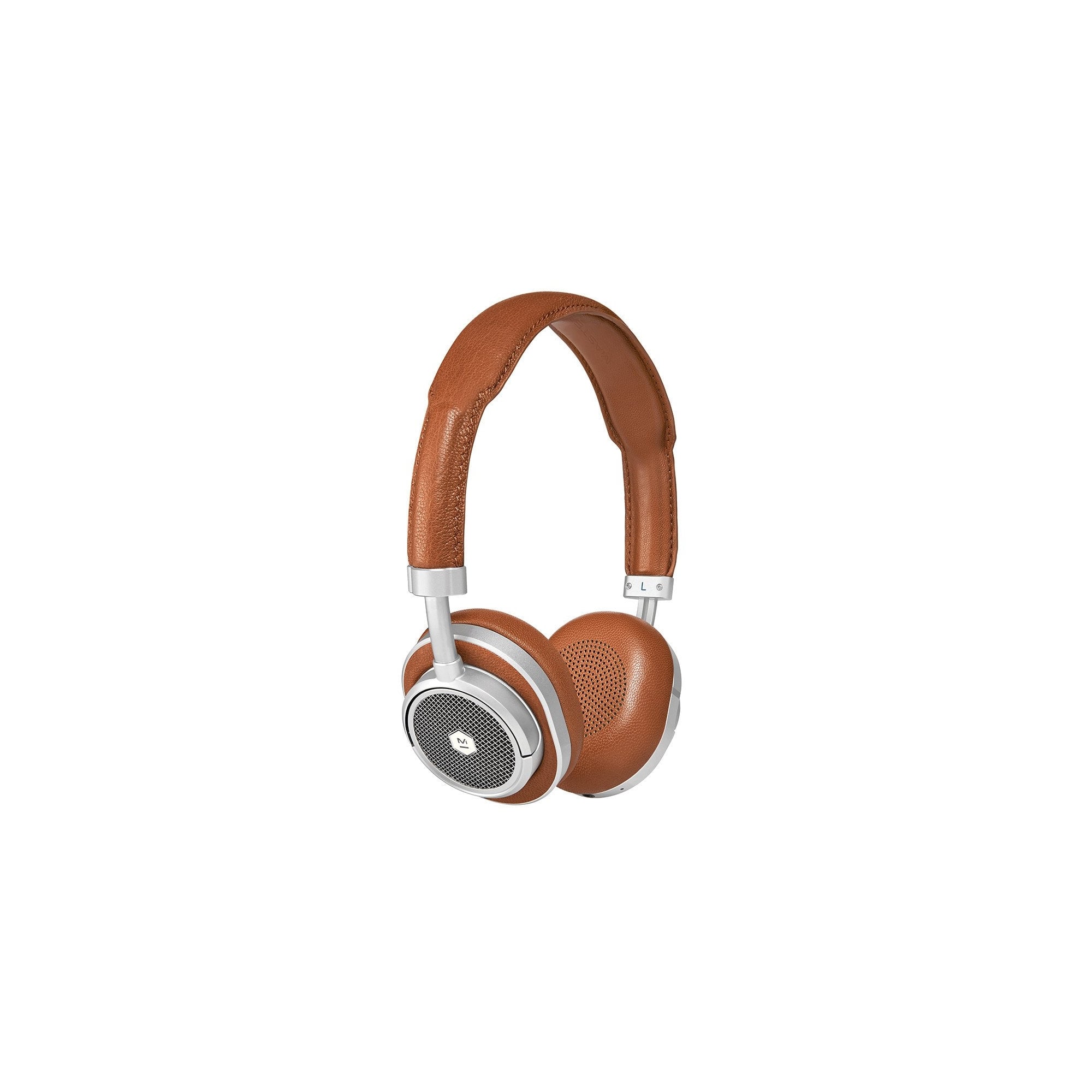 Silver & Brown MW50 On-Ear Wireless Headphones